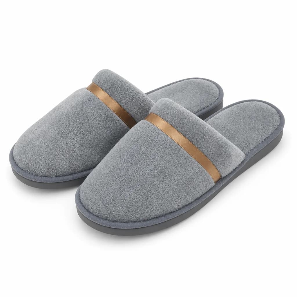 Coral Fleece Travel Slippers